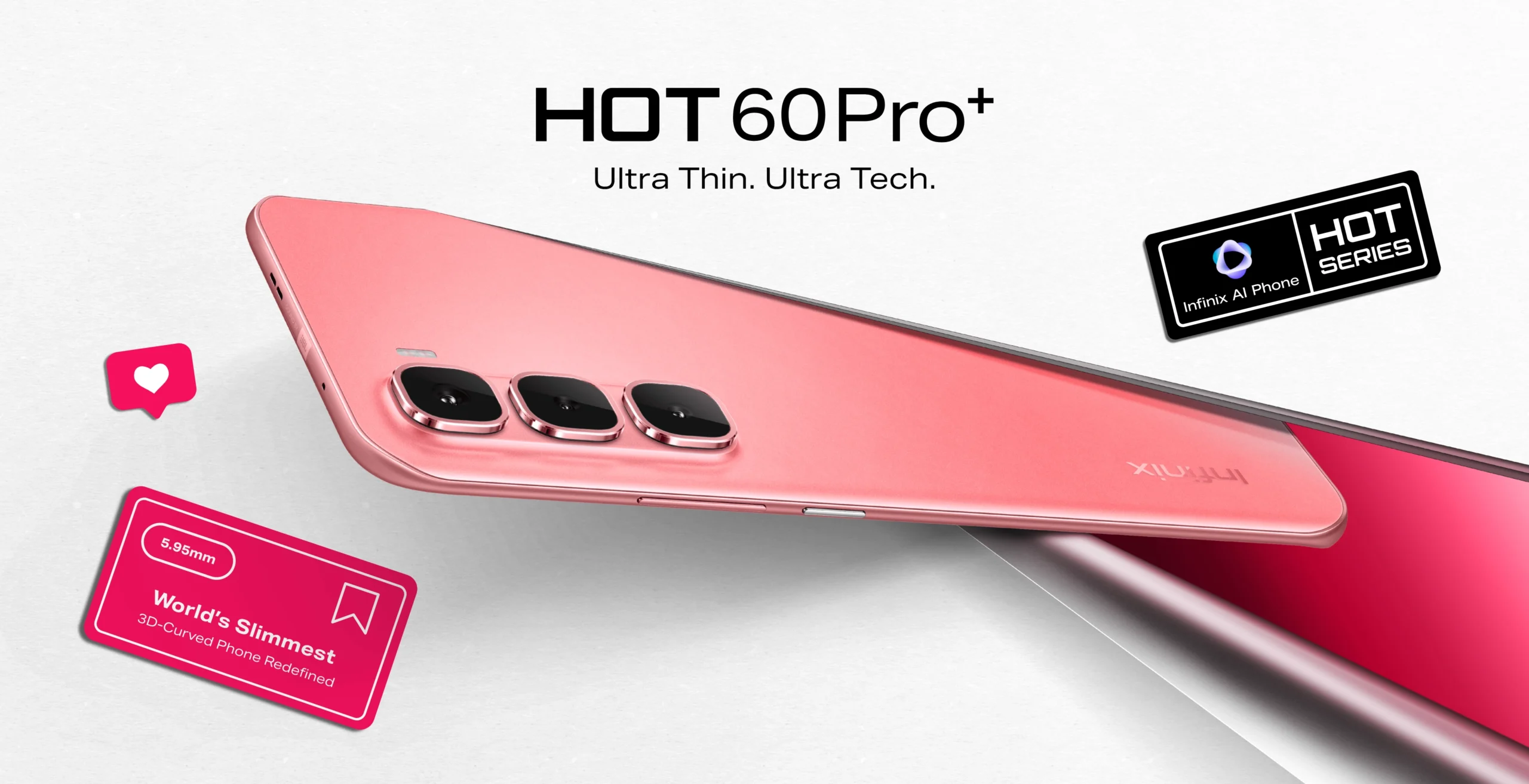 HOT 60 Pro+ Launched: 1.5K AMOLED 144Hz Display, Helio G200, 45W Fast Charging