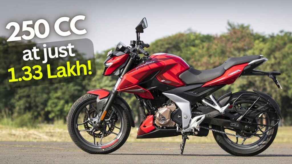 Bajaj Pulsar N250-Premium 250cc Bike with 44 kmpl Mileage and Strong Performance