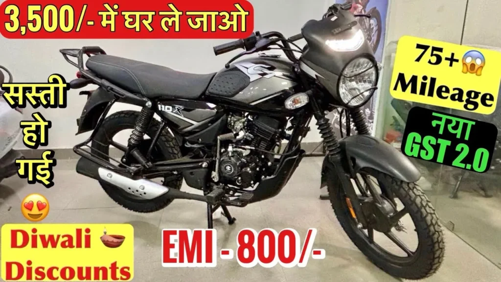 Bajaj CT 110X - Powerful 115cc Bike with 70 km/l Mileage Now Available at a Lower Price