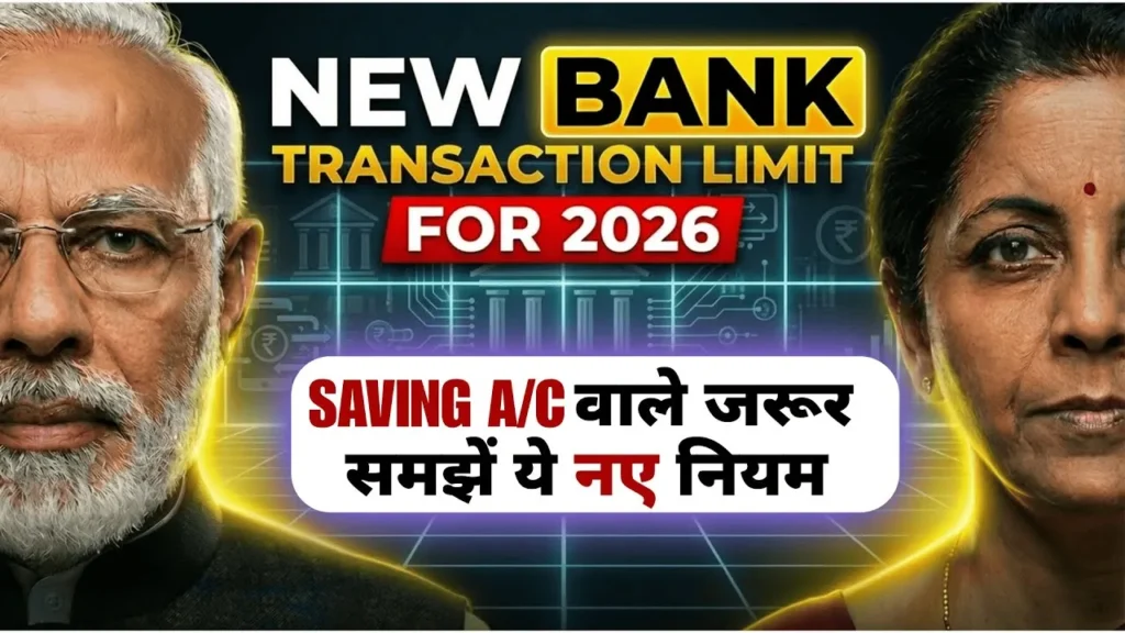 Bank Transaction Limits in India 2026
