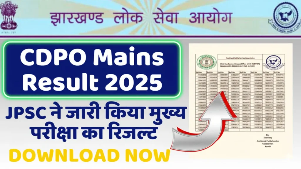 JPSC CDPO Final Result 2026