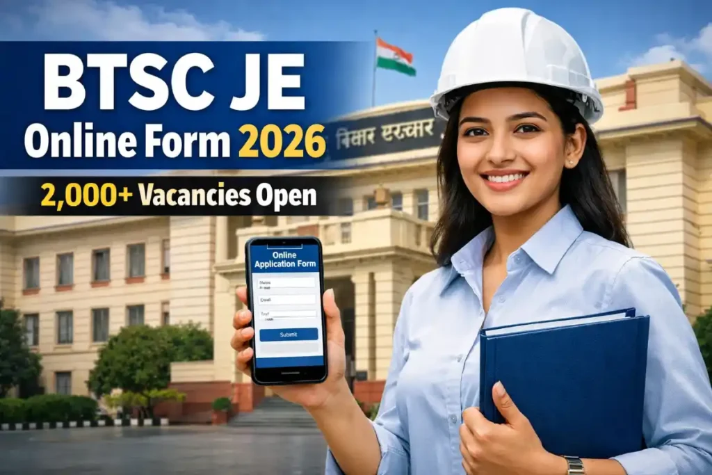 BTSC Junior Engineer Online Form 2026